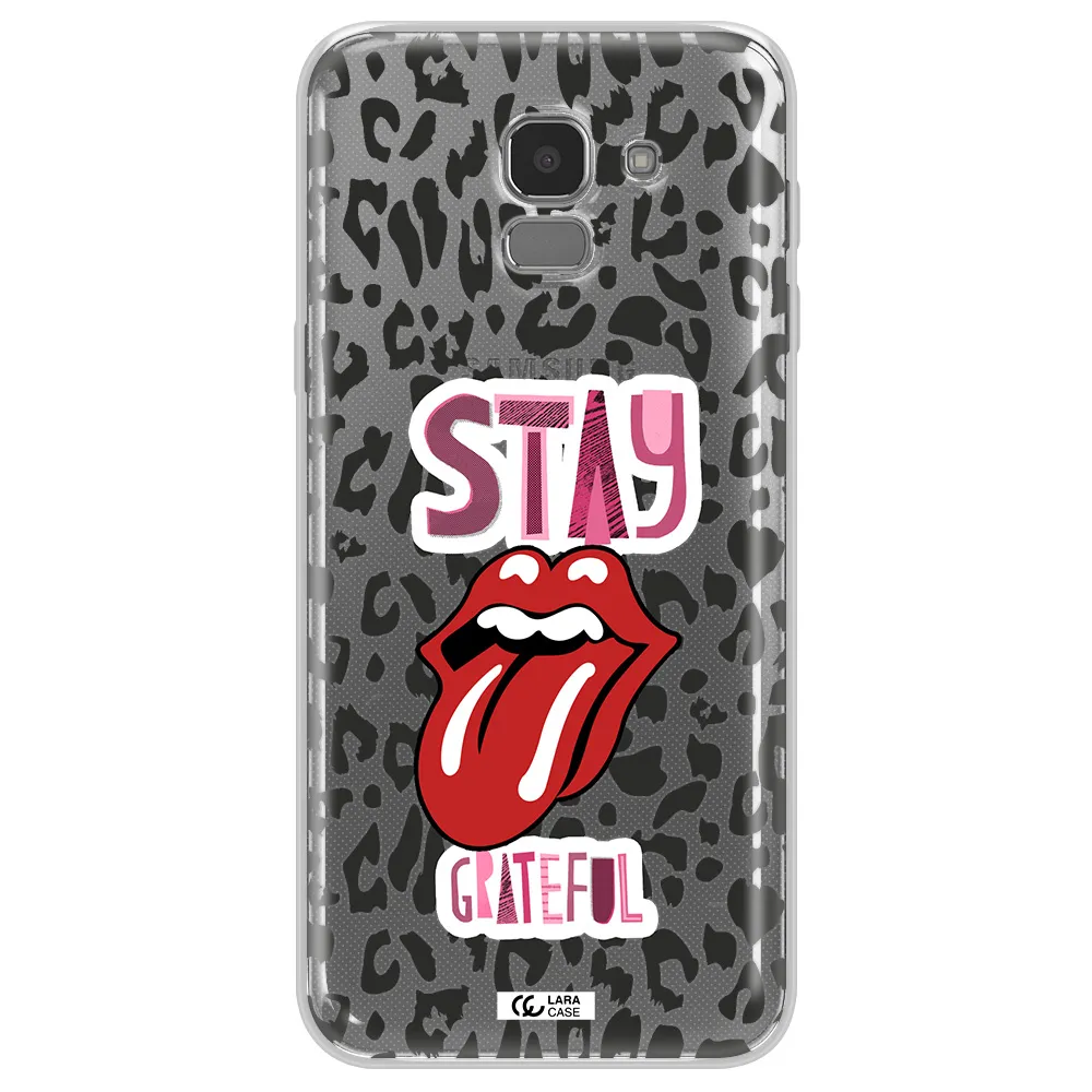 The Rolling Stones Samsung J6 Clear TPU Case