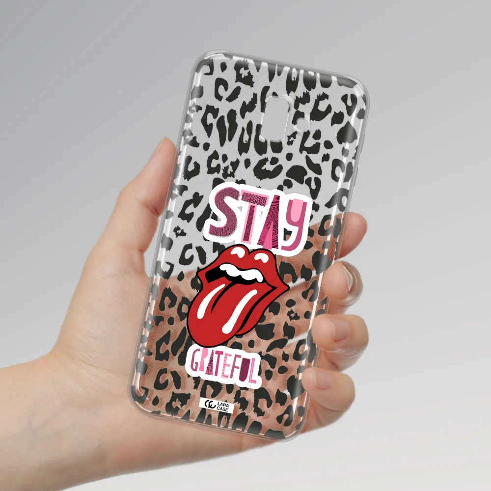 The Rolling Stones Samsung J6 Plus Clear TPU Case