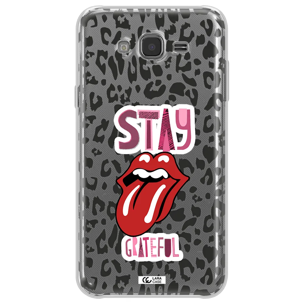 The Rolling Stones Samsung J7 Core Clear TPU Case
