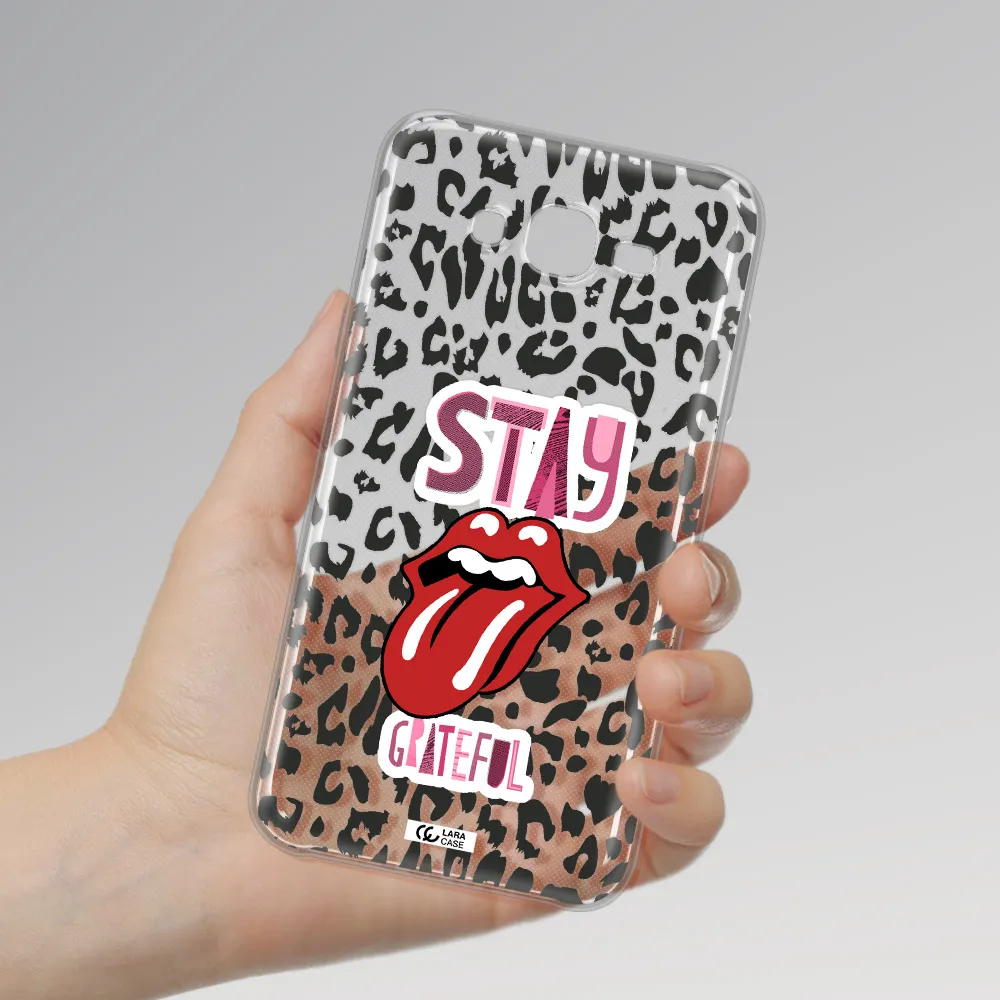 The Rolling Stones Samsung J7 Core Clear TPU Case