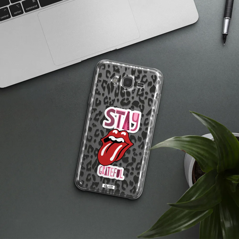 The Rolling Stones Samsung J7 Core Clear TPU Case