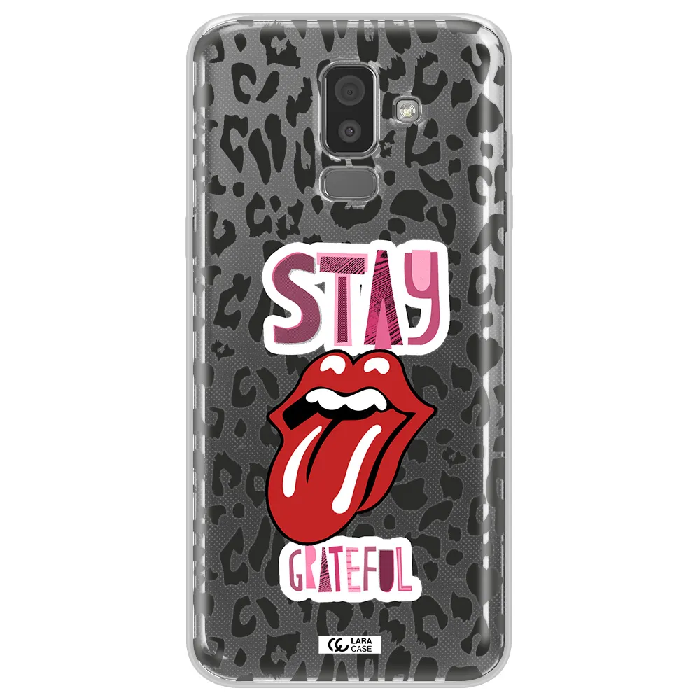 The Rolling Stones Samsung J8 Clear TPU Case