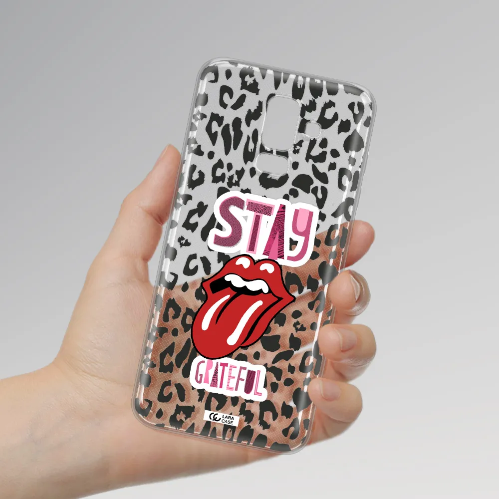 The Rolling Stones Samsung J8 Clear TPU Case