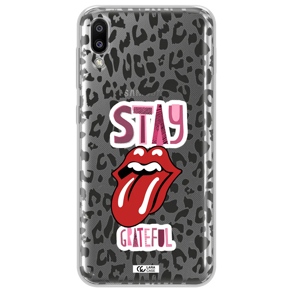 The Rolling Stones Samsung M10 Clear TPU Case