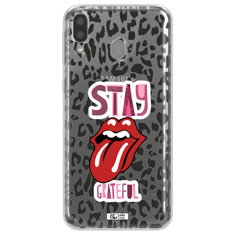 The Rolling Stones Samsung M20 Clear TPU Case