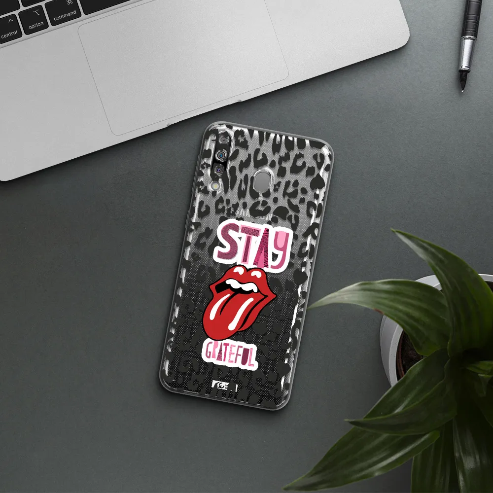 The Rolling Stones Samsung M30 Clear TPU Case
