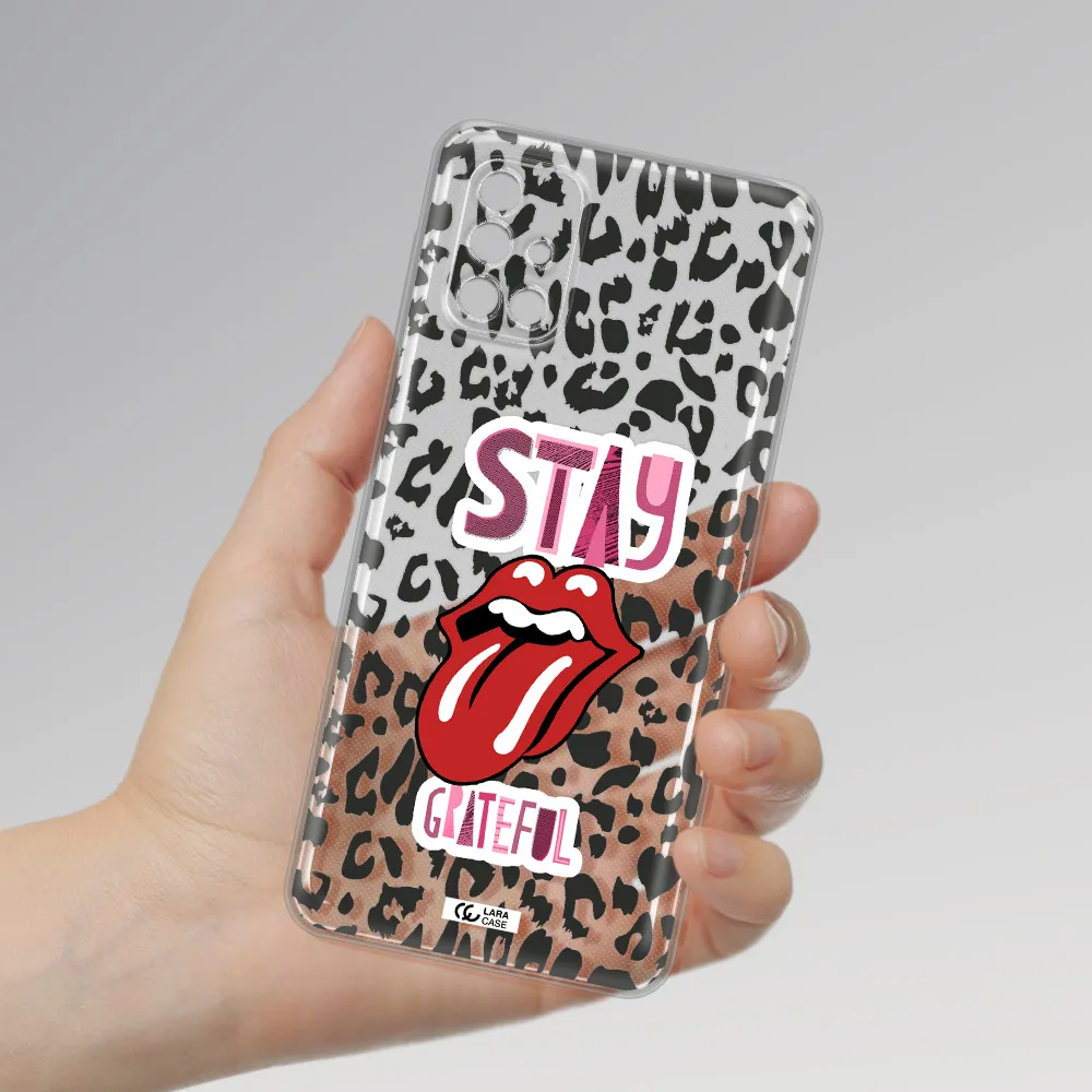 The Rolling Stones Samsung M51 Clear TPU Case