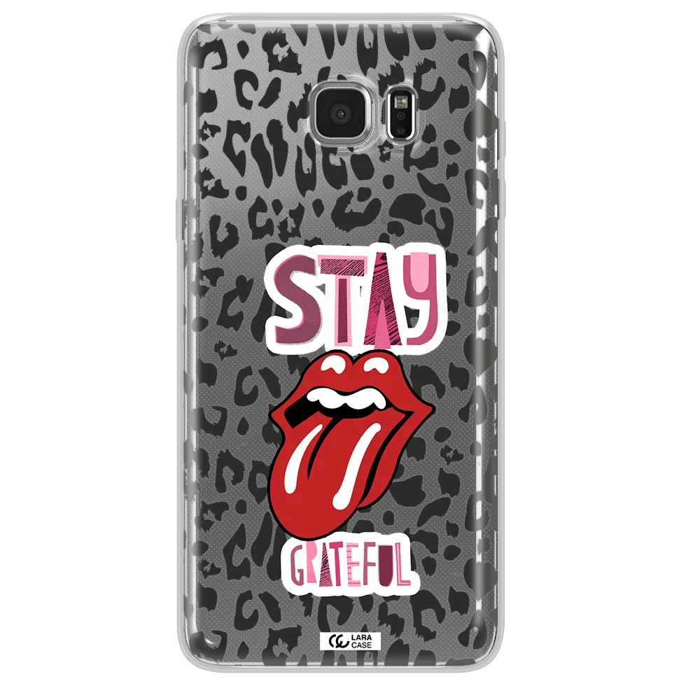 The Rolling Stones Samsung Note 5 Clear TPU Case
