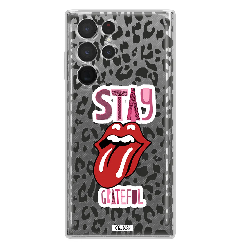The Rolling Stones Samsung S 22 Ultra Clear TPU Case