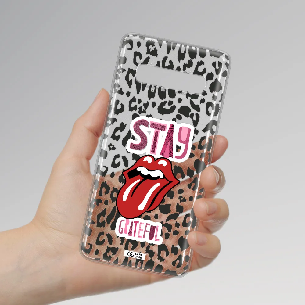 The Rolling Stones Samsung S10 Plus Clear TPU Case