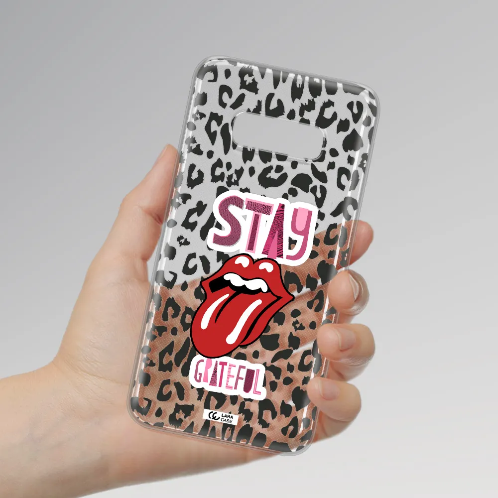The Rolling Stones Samsung S10e Clear TPU Case