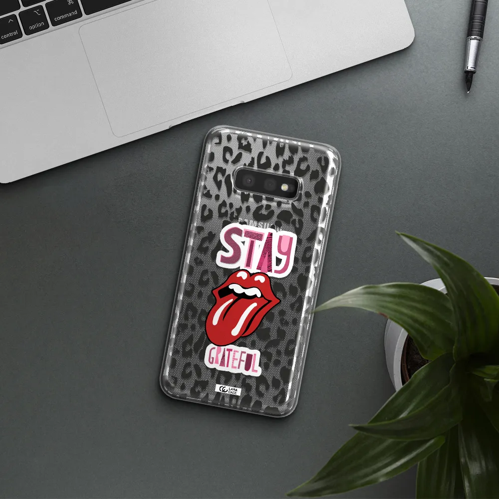 The Rolling Stones Samsung S10e Clear TPU Case