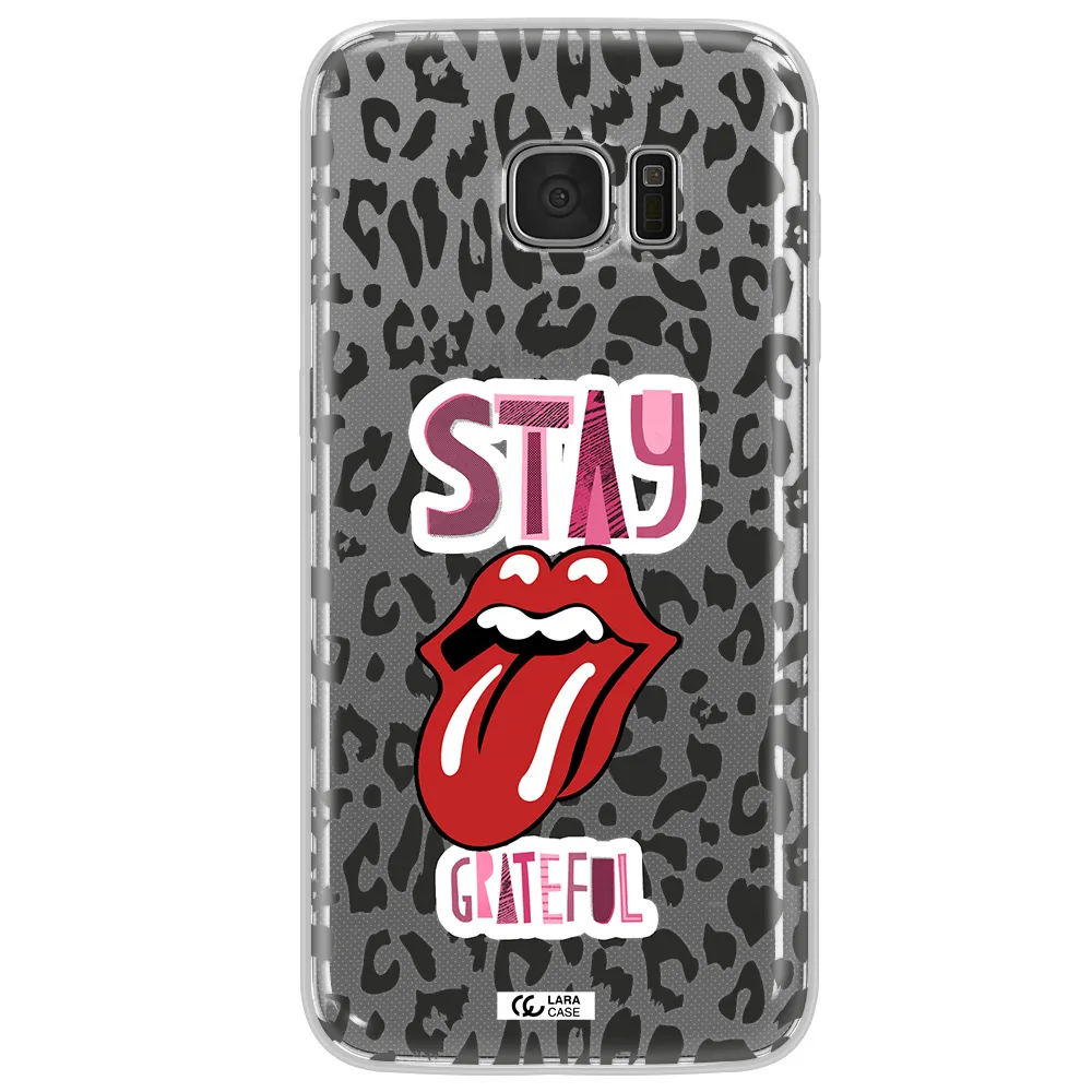 The Rolling Stones Samsung S7 Edge Clear TPU Case