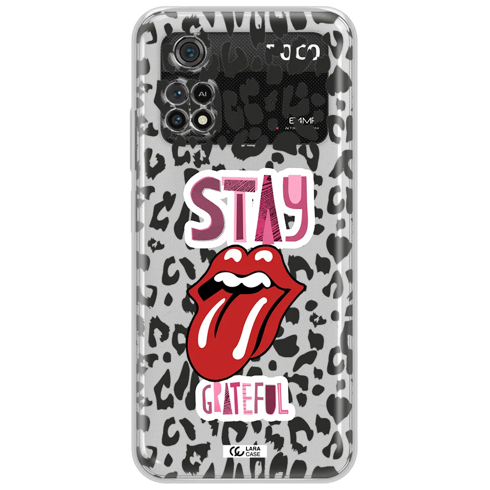 The Rolling Stones Xiaomi Poco M4 Pro 4G Clear Tpu Case