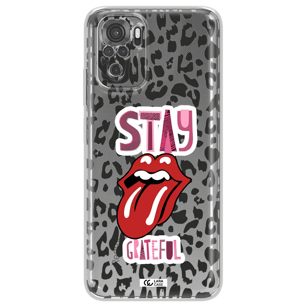 The Rolling Stones Xiaomi Redmi Note 10S Clear Tpu Case