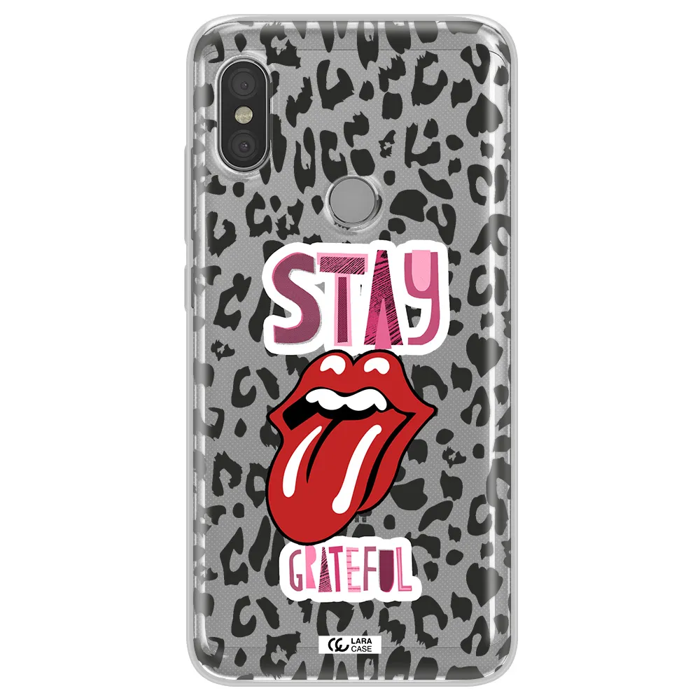The Rolling Stones Xiaomi Redmi Note 6 Pro Clear TPU Case