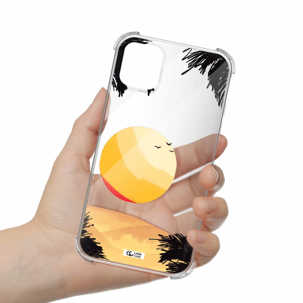 Sunset On The Beach Apple iPhone 11 Clear PC Case