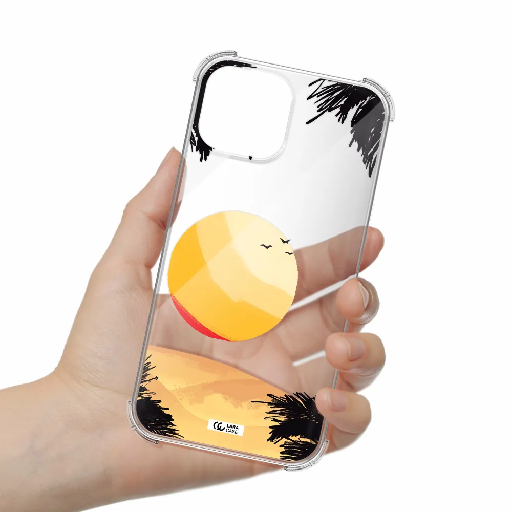 Sunset On The Beach Apple iPhone 13 Clear PC Case