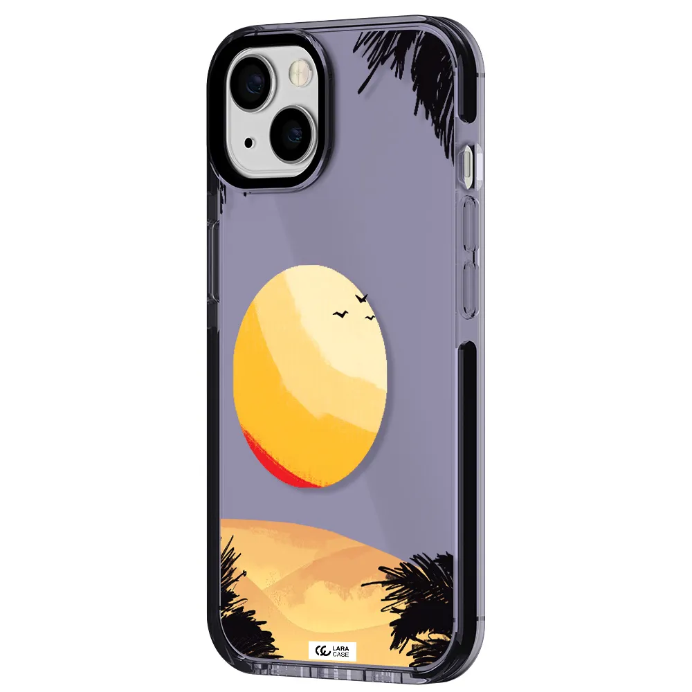 Sunset On The Beach Apple iPhone 13 impact Lilac Case