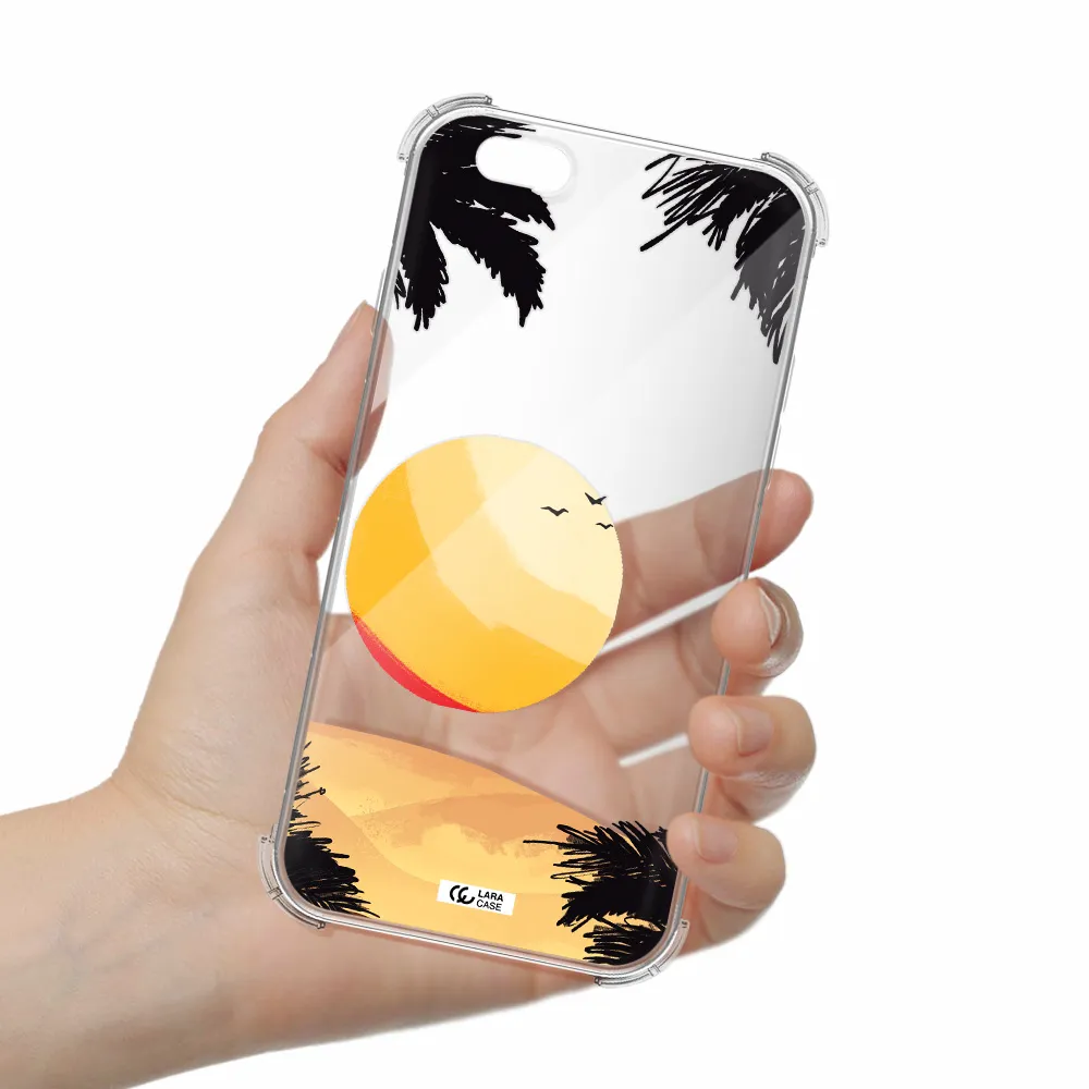Sunset On The Beach Apple iPhone 6 Clear PC Case