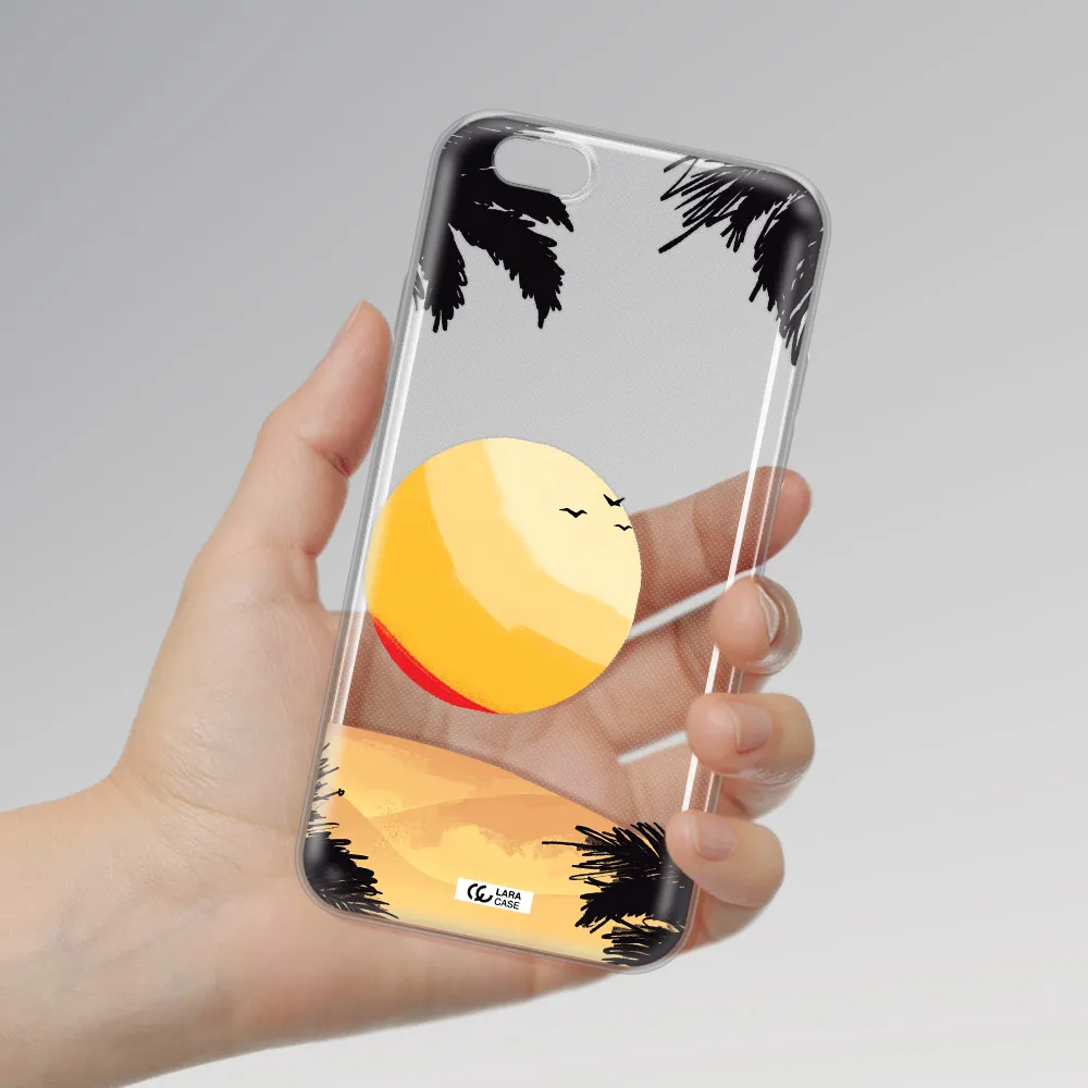 Sunset On The Beach Apple iPhone 6 plus Clear TPU Case