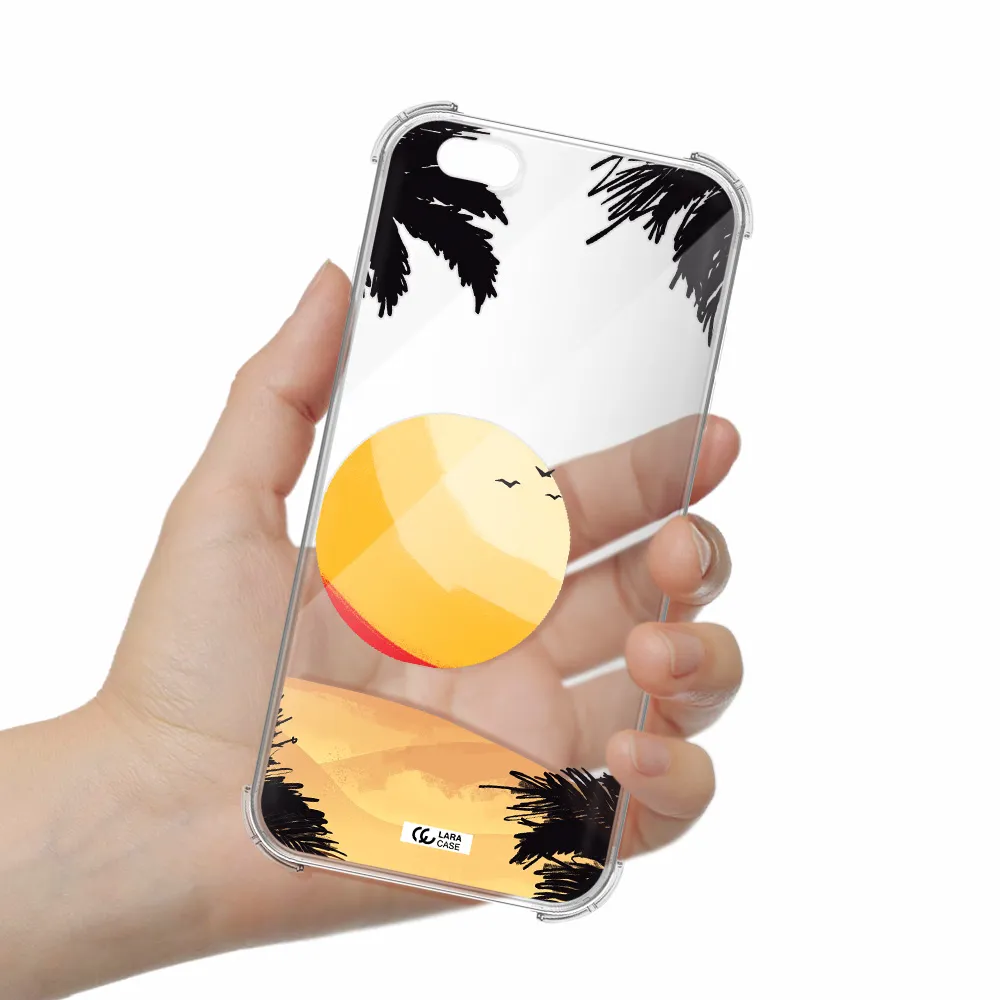 Sunset On The Beach Apple iPhone 6 s plus Clear PC Case