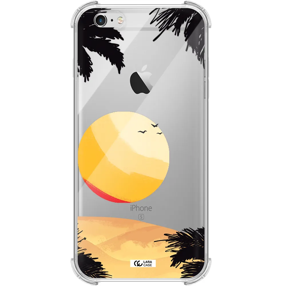 Sunset On The Beach Apple iPhone 6S Clear PC Case