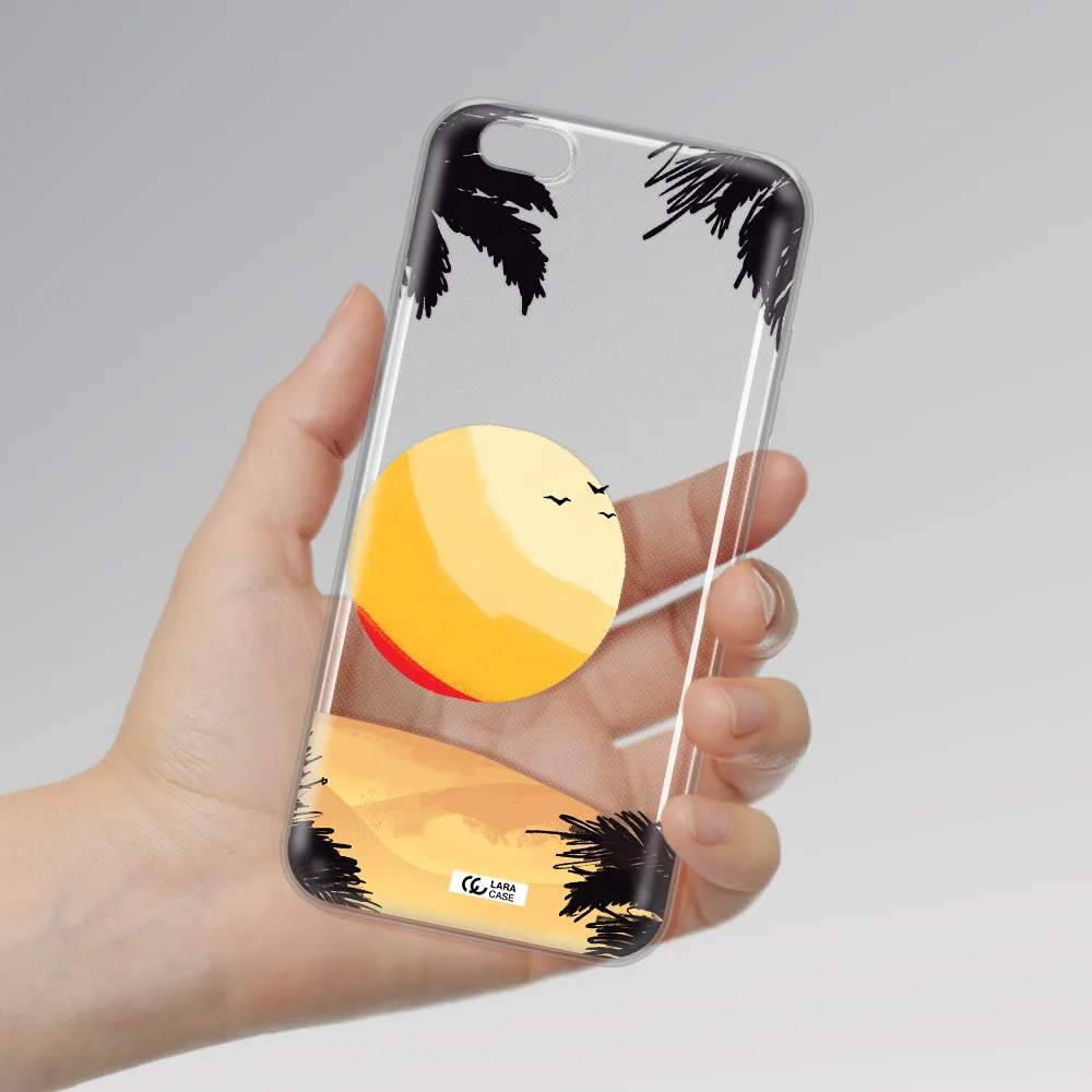 Sunset On The Beach Apple iPhone 6S Clear TPU Case