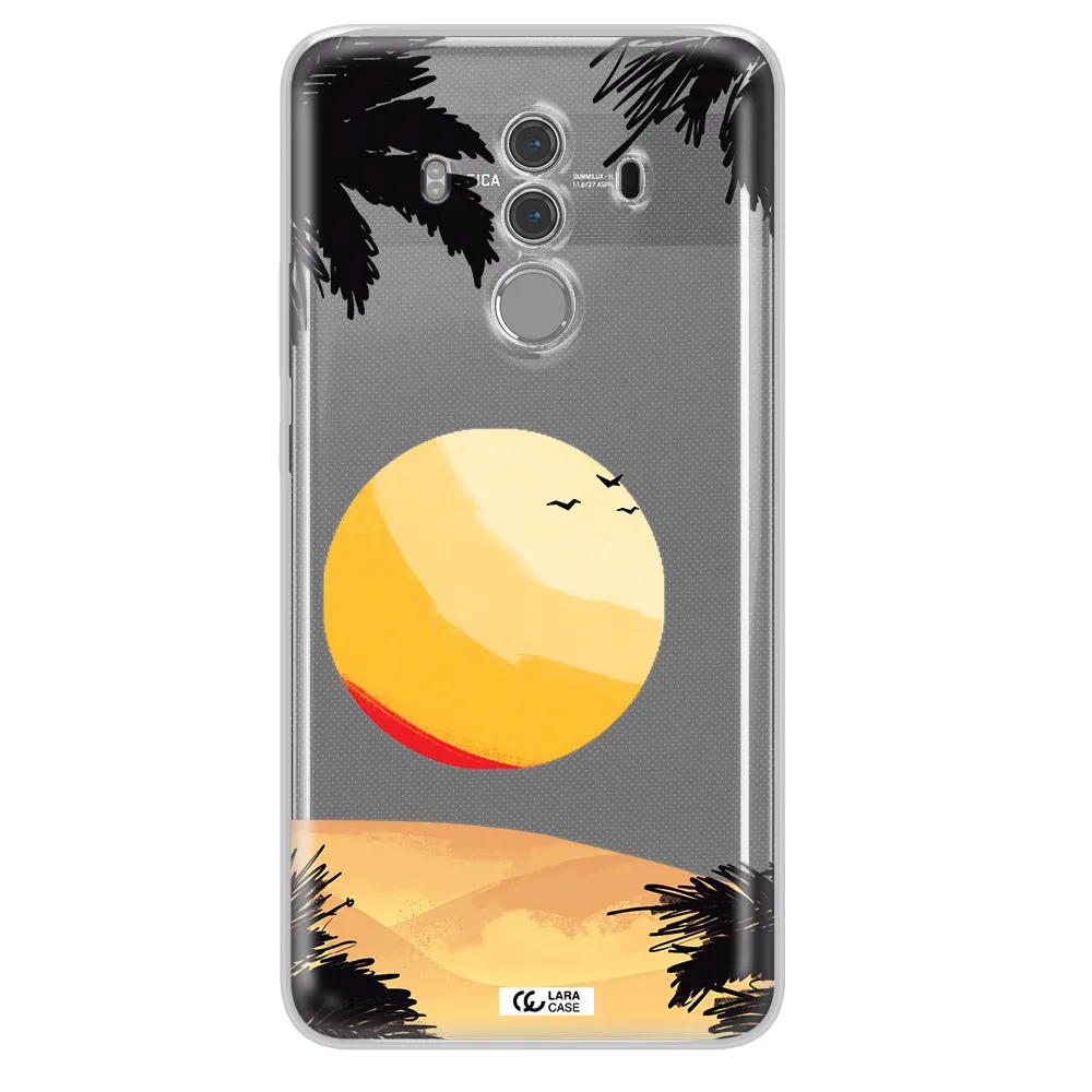 Sunset On The Beach Huawei Mate 10 Pro Clear TPU Case