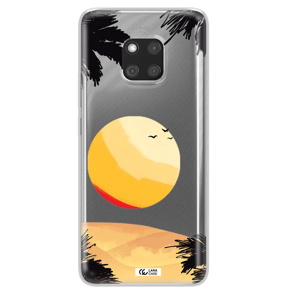 Sunset On The Beach Huawei Mate 20 Pro Clear TPU Case