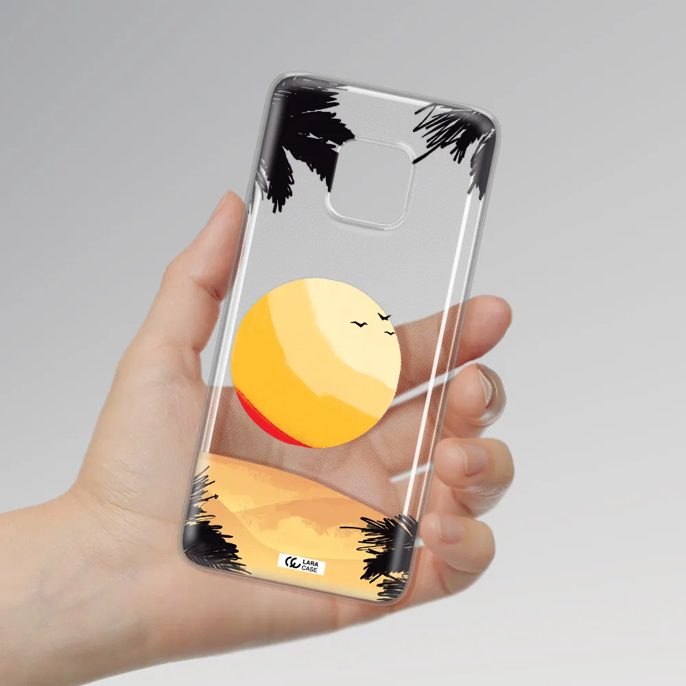 Sunset On The Beach Huawei Mate 20 Pro Clear TPU Case