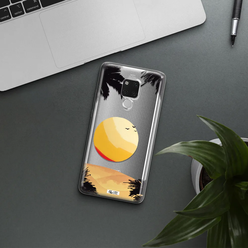 Sunset On The Beach Huawei Mate 20X Clear TPU Case
