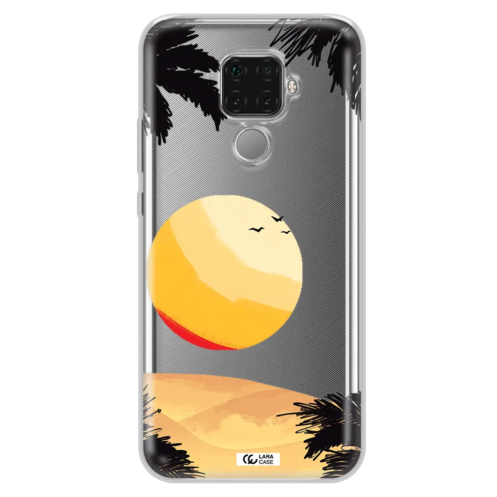 Sunset On The Beach Huawei Mate 30 Lite Clear TPU Case