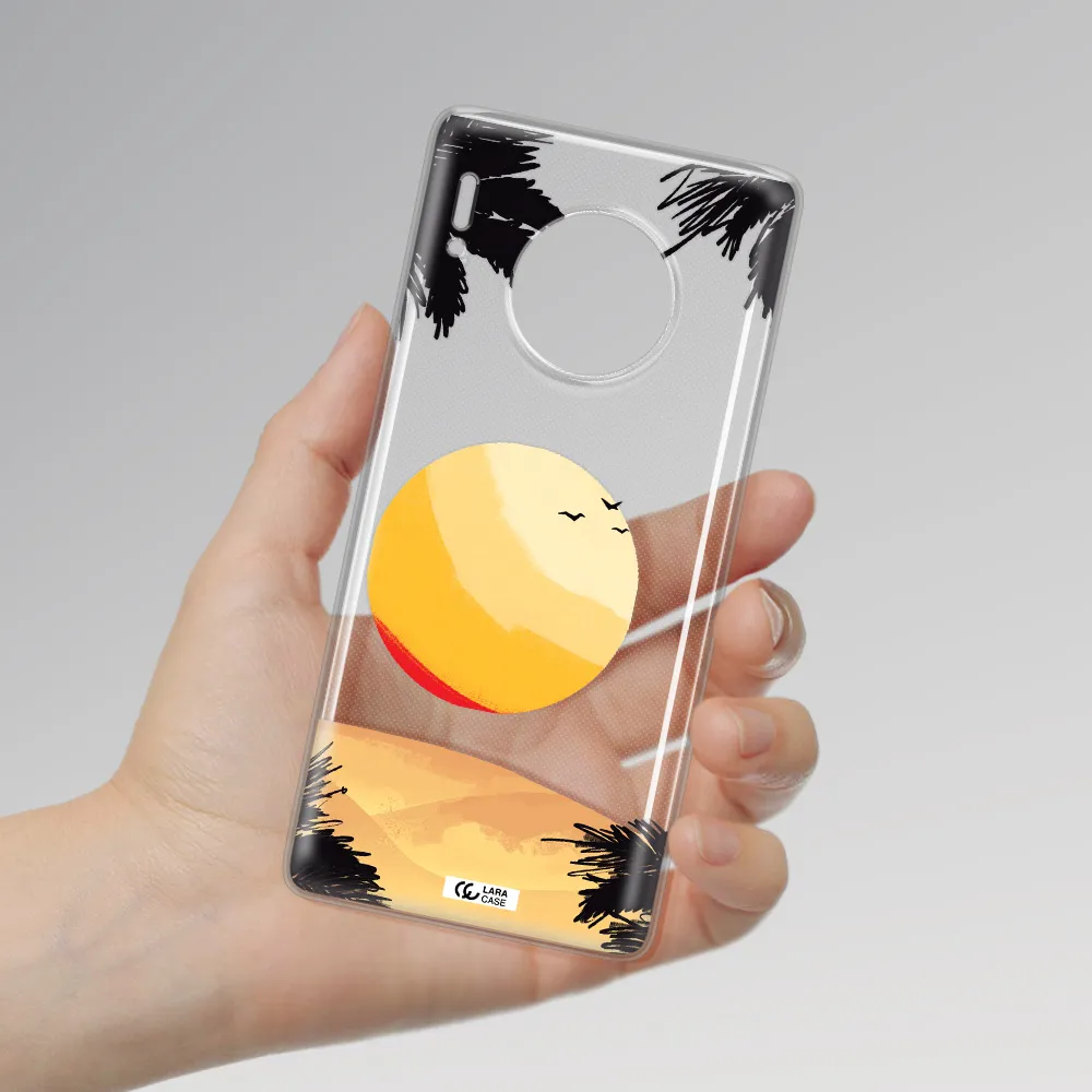 Sunset On The Beach Huawei Mate 30 Pro Clear TPU Case