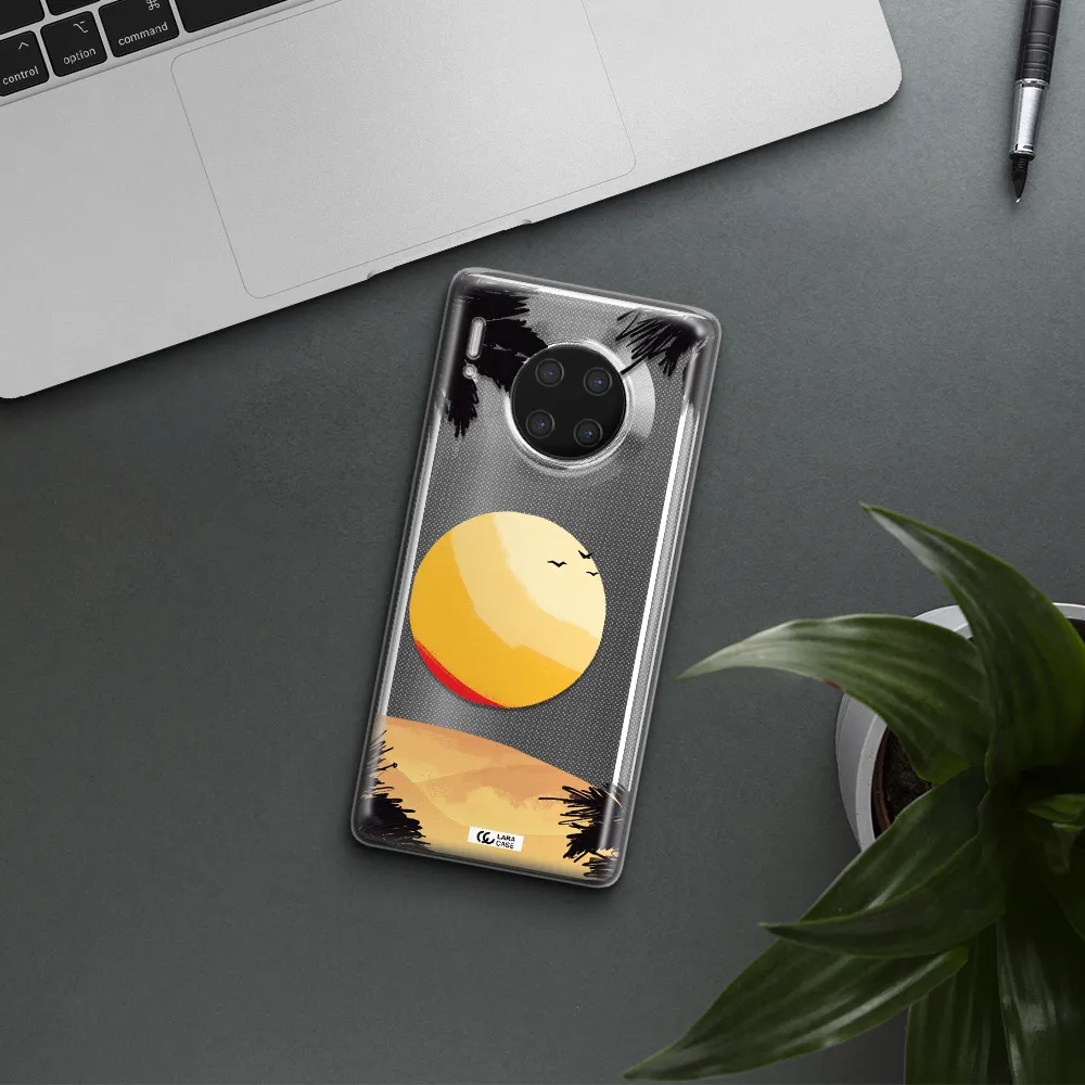 Sunset On The Beach Huawei Mate 30 Pro Clear TPU Case