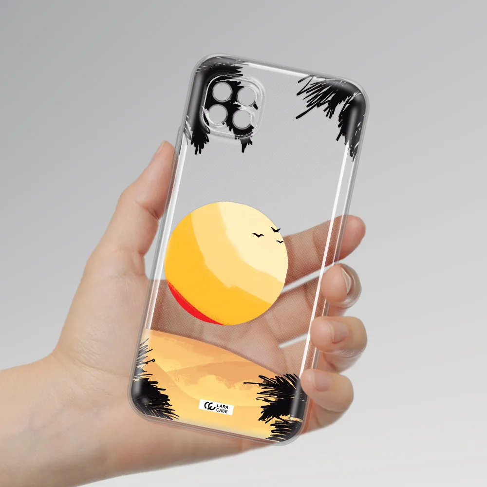 Sunset On The Beach Huawei Nova 7I Clear Tpu Case