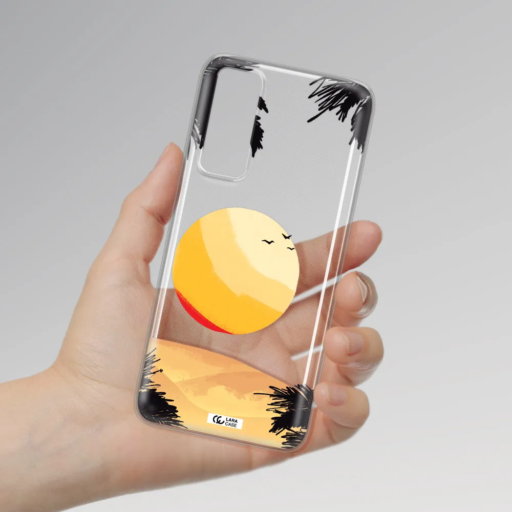Sunset On The Beach Huawei P Smart 2021 Clear TPU Case