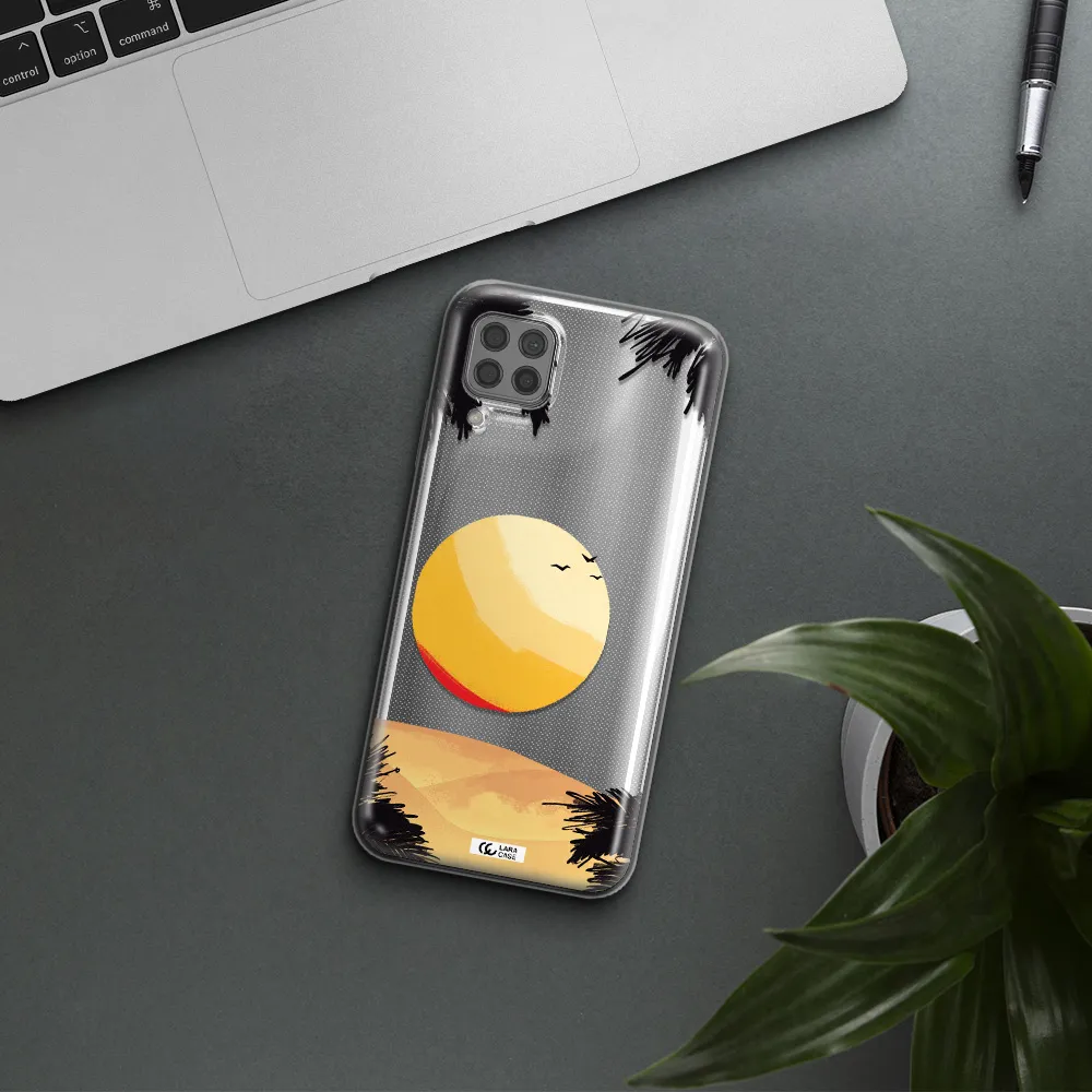 Sunset On The Beach Huawei P40 Lite Clear TPU Case