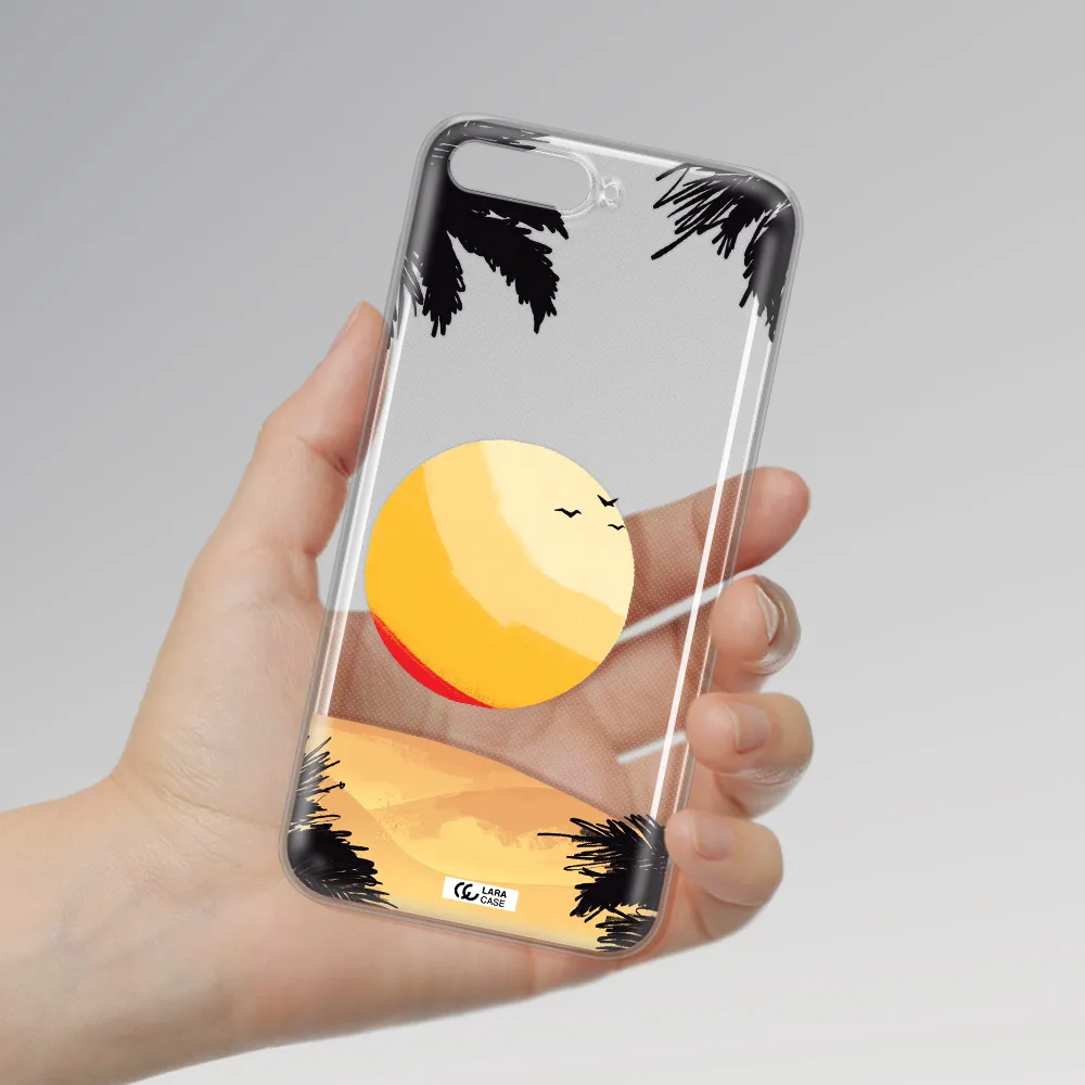 Sunset On The Beach Huawei Y6 2018 Clear TPU Case