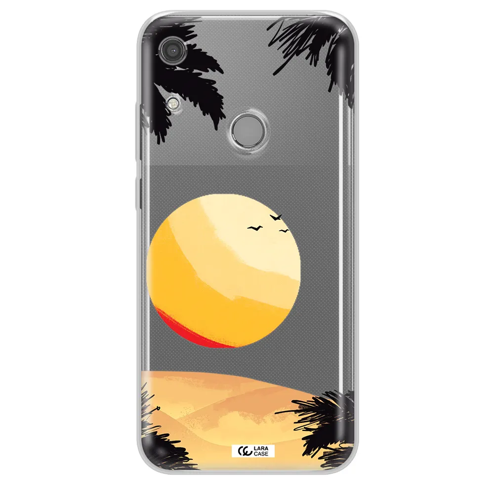 Sunset On The Beach Huawei Y6S Clear TPU Case