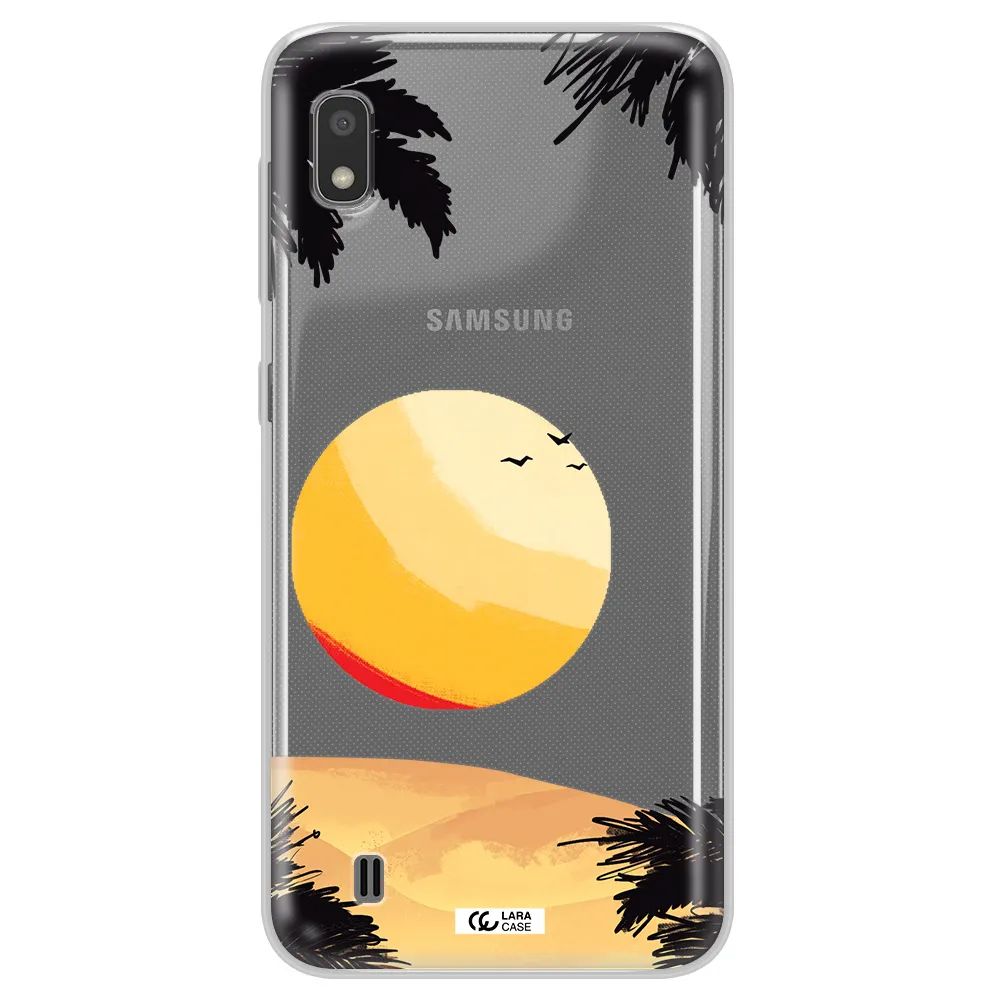Sunset On The Beach Samsung A10 Clear TPU Case
