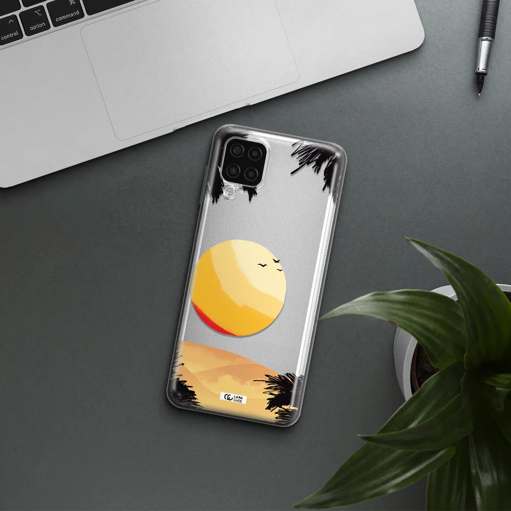 Sunset On The Beach Samsung A12 4g Clear TPU Case