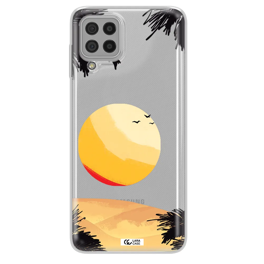 Sunset On The Beach Samsung A22 4g Clear TPU Case