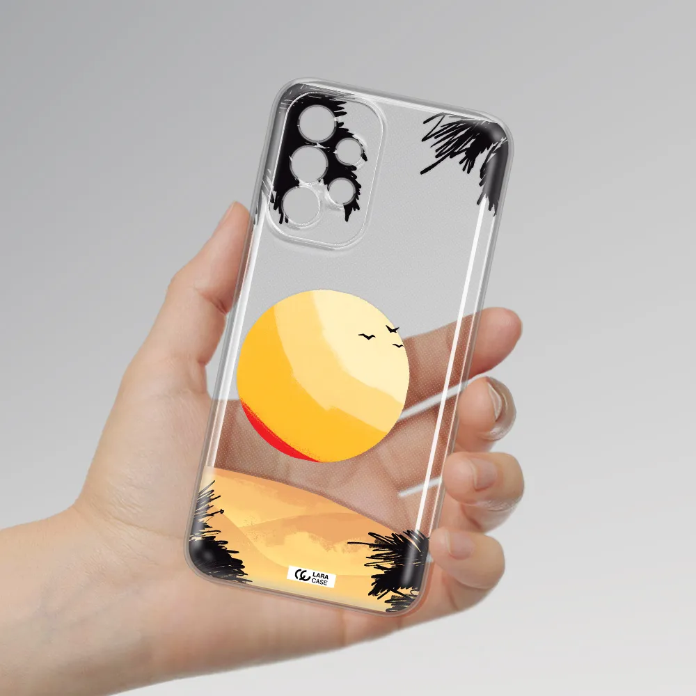 Sunset On The Beach Samsung A23 5G Clear Tpu Case