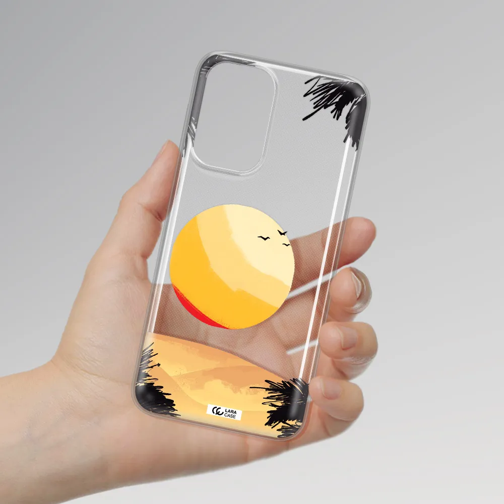Sunset On The Beach Samsung A23 Clear TPU Case