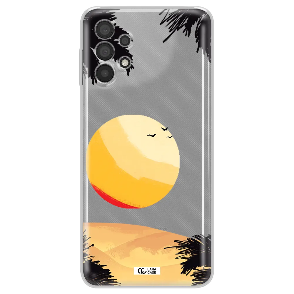 Sunset On The Beach Samsung A32 4G Clear Tpu Case