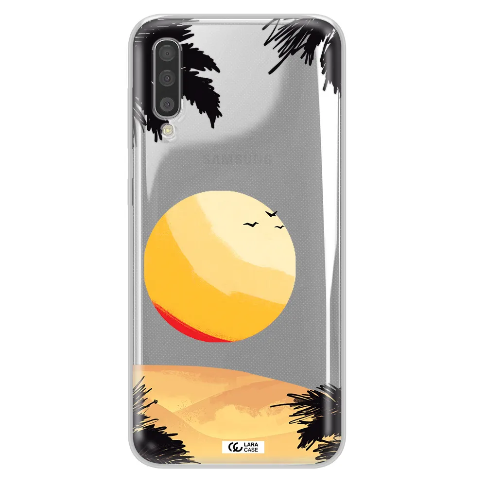 Sunset On The Beach Samsung A50S Clear Tpu Case