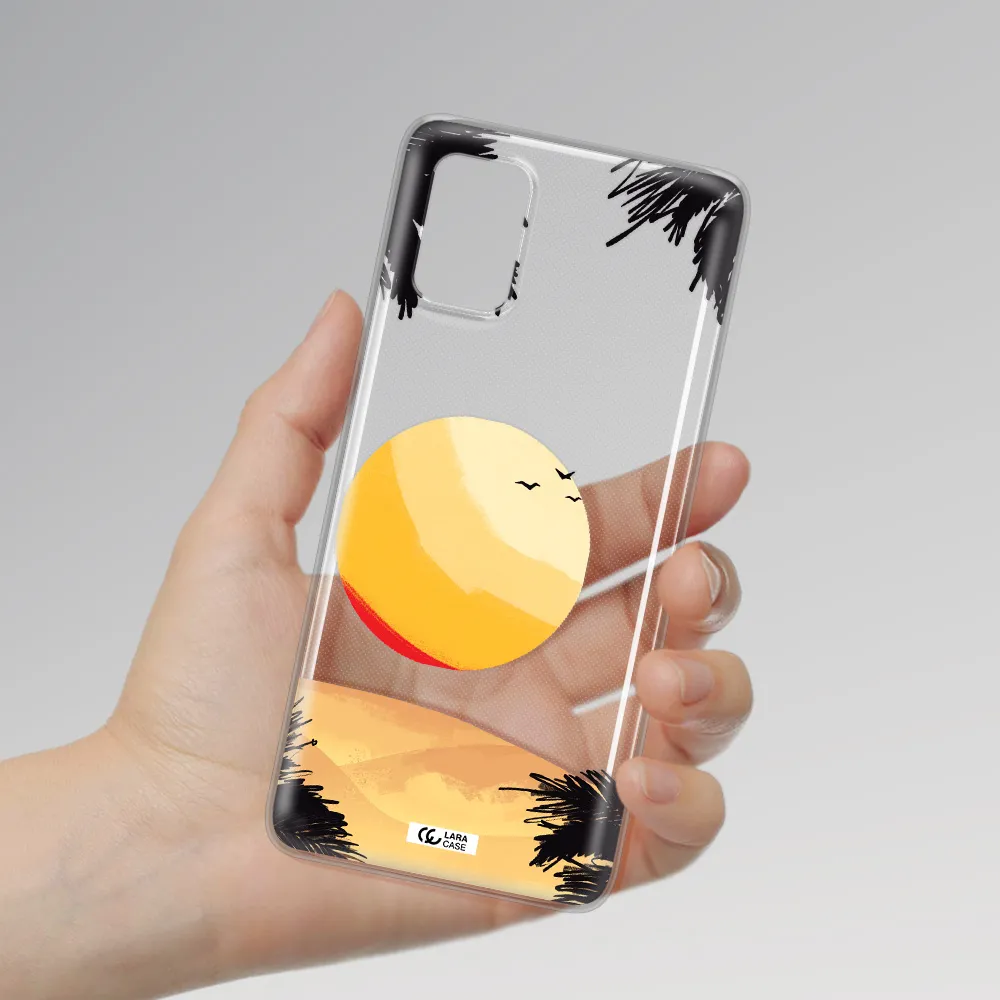 Sunset On The Beach Samsung A71 Clear TPU Case