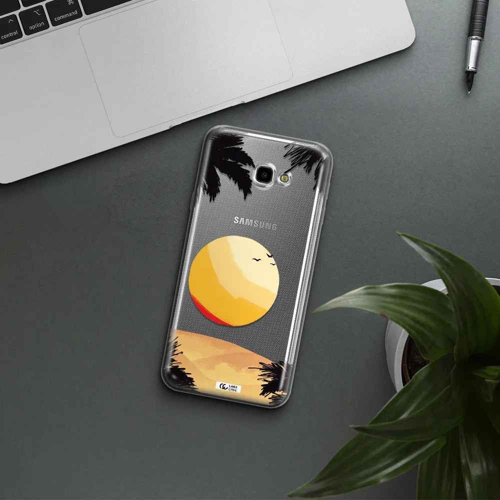 Sunset On The Beach Samsung J4 Plus Clear TPU Case