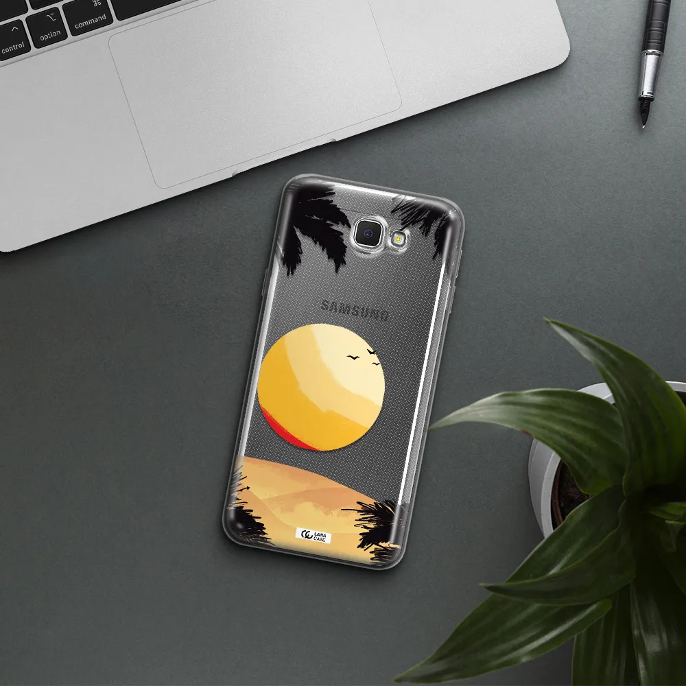 Sunset On The Beach Samsung J5 Prime Clear TPU Case